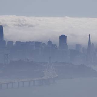 Enveloped in Mist: A City's Skyline Emergent