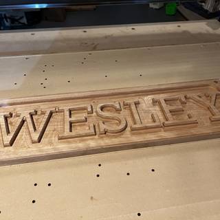 Wesley: A Wooden Artistic Symbol