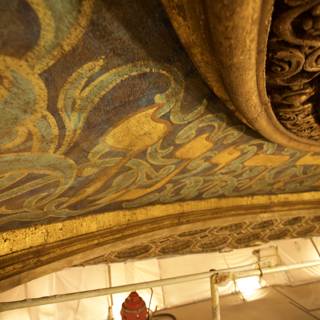 Glittering Vault Ceiling in a Theater