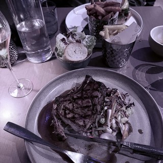 Fine Dining Steak Dinner with Desserts in London