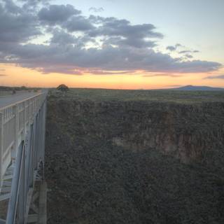 Sunset over the Canyon Bridge