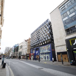 Modern Architecture on Oxford Street, London