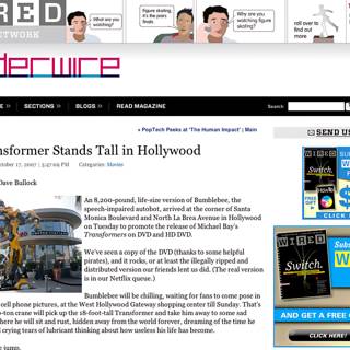 The Transformers' Hollywood Summit
