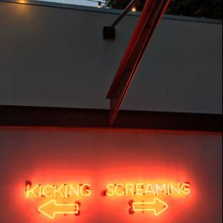 Kicking & Screaming Neon Sign