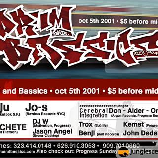 Drum and Bass Night Flyer
