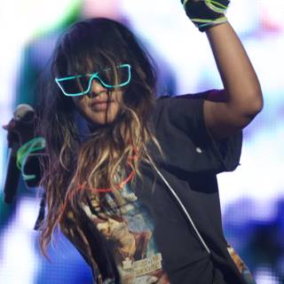Neon Glasses and Solo Performance