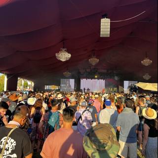 Under the Urban Tent at the 2022 Music Festival