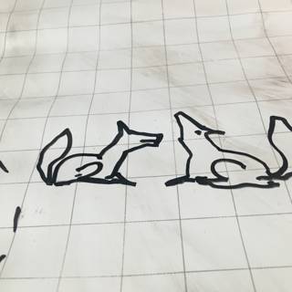 Foxes Meet on the Paper