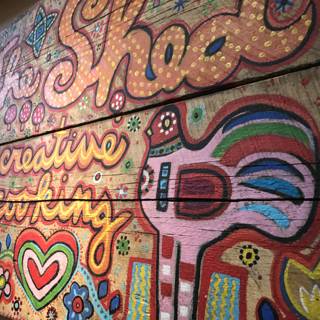 The Shed's Vibrant Mural