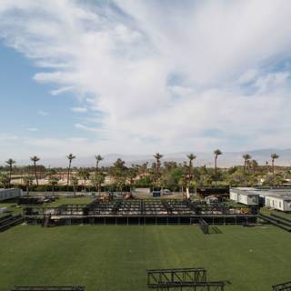 Coachella Stage on a Green Oasis