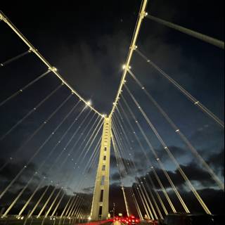 Night Drive Across San Francisco–Oakland Bay Bridge