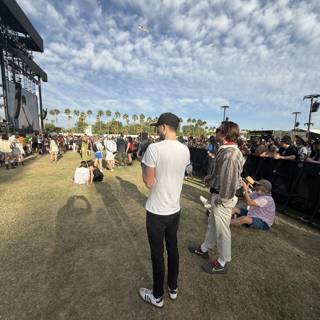 Festival Vibes Under Cloudy Skies