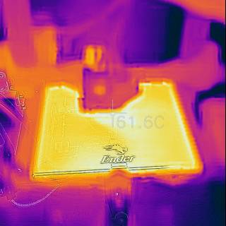 Thermal View of Keyboard