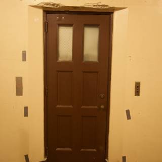 The Elegant Brown Door