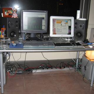 Dual Computers and Stereo Speakers