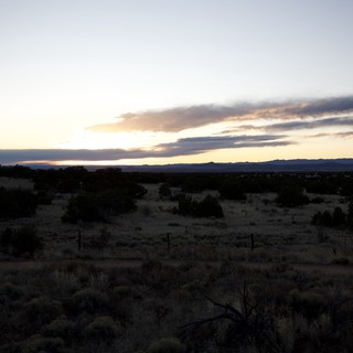 Desert Twilight Over New Mexico High Plains