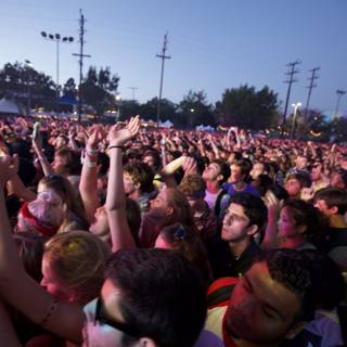 Hands Up: The Energy of a Concert Crowd