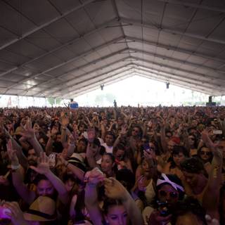 The Packed Concert Tent