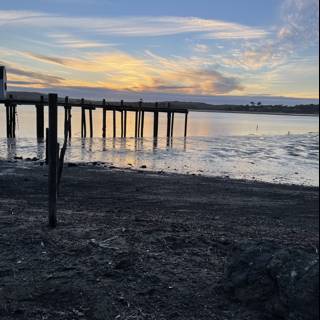 Sunset at Bodega Bay Pier