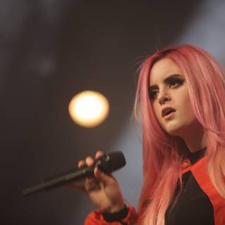 Pink-haired Performer