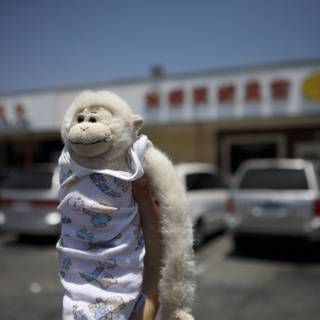 The Stuffed Monkey Takes a Stroll