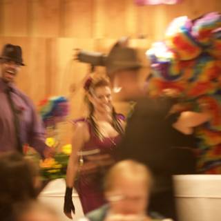 A Colorful Guest at the Wickstrom Wedding