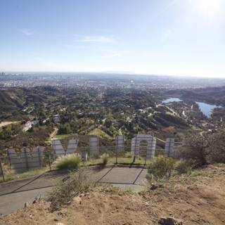 Hollywood Sign View from Above