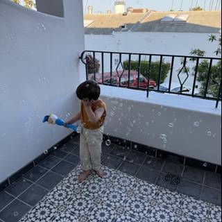 Bubble Bliss on a Santa Barbara Balcony