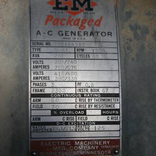 EM Packaged Metal Container