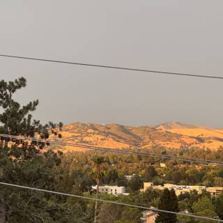 Golden Peaks at Dusk