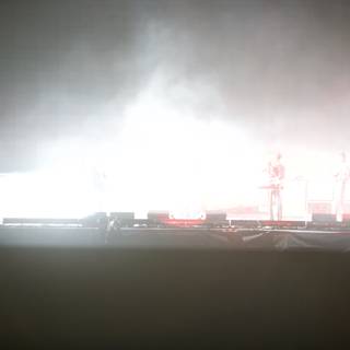 Smoke and Lights at Coachella Rock Concert
