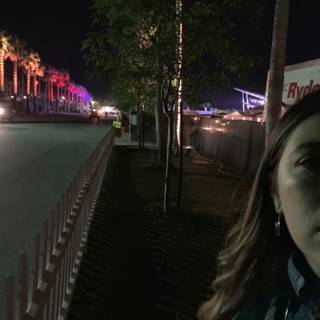 Nighttime Selfie in the City
