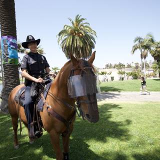 Horseback Riding at the Mayday Rally