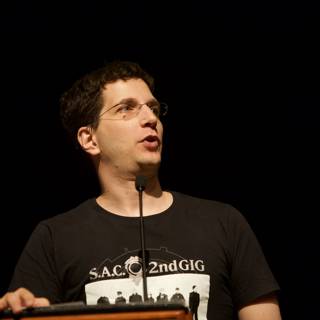 Jeff M delivers a captivating speech at DefCon 2011