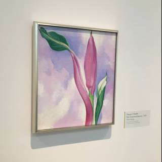 Floral Art in a Modern Frame