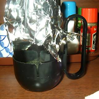 Foil-wrapped Coffee Cup