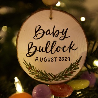 Baby Bullock Christmas Tree Ornament August 2024