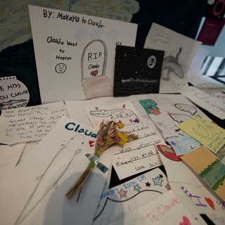Memorial Tribute Cards and Letters for Claude