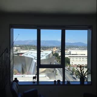 Picture Window View of the Los Angeles Mountains