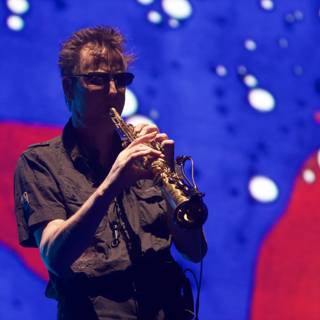 Saxophonist Shines on Coachella Stage
