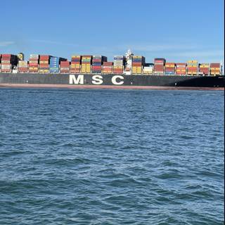 Container Ship on San Francisco Bay