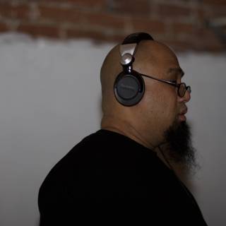 Bearded Audio Enthusiast