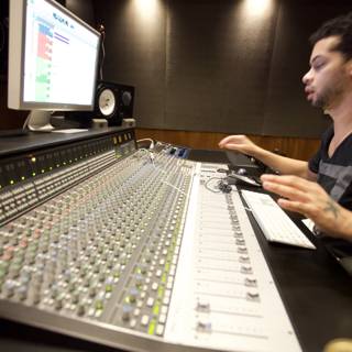 Marc Kinchen Mixing Up a Storm in the Recording Studio