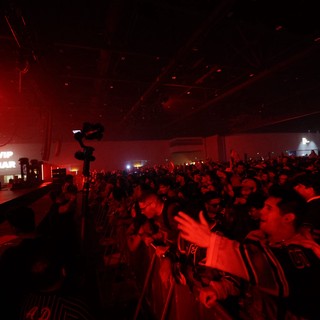 Red-Lit Crowd Surges at Wobbleland 2026 Festival
