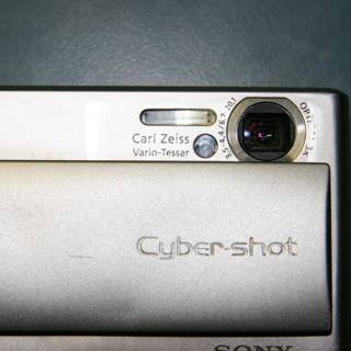 Shiny Silver Digital Camera