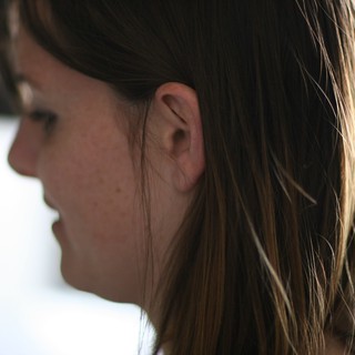 Side Profile of Woman with Sun-Kissed Hair