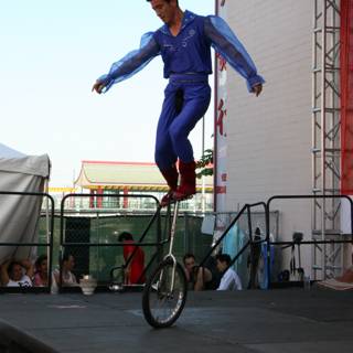 Unicycling Stuntman