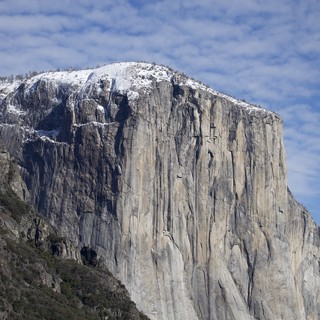 El Capitan's Majestic Winter Face in Yosemite