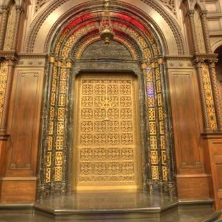 The Majestic Entrance to the Temple of Israel