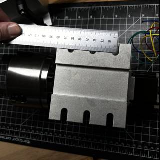 Measuring Metal with a Caliper